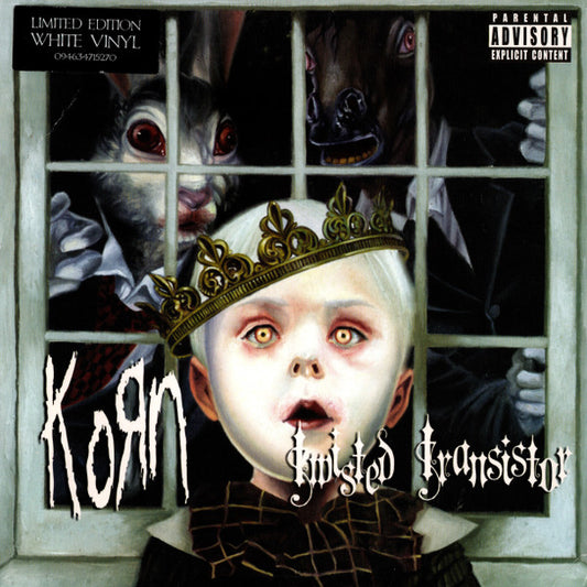 Image of Front Cover of 4715273C: 7" - KORN, Twisted Transistor (Virgin; 0946 3 47152 7 0, Europe 2005, Picture Sleeve, Limited Edition White Vinyl) Light sleeve crease only  VG/VG+
