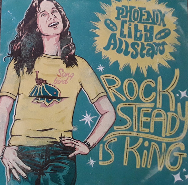 Image of Front Cover of 4745256S: LP - PHOENIX CITY ALL-STARS, Rocksteady Is King (Happy People; HPR86 LP, UK 2024, Hand Numberd, Ltd to 200, signed by Sean Flowerdew and Lenny Bignell) No. 04  VG+/VG+