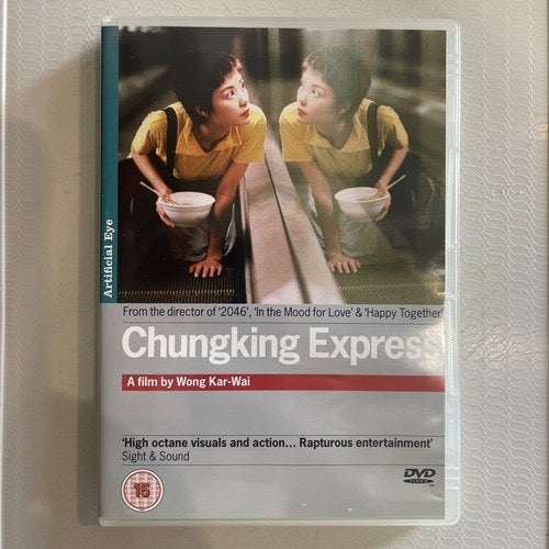 Image of Front Cover of DVD - VG+/VG - WONG KAR-WAI, Chungking Express (Artificial Eye; 278 DVD, UK 2004), ,  - 3536038E