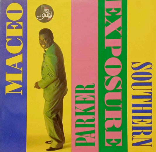 Image of Front Cover of 4715317C: LP - MACEO PARKER, Southern Exposure (Minor Music; MM 1033, Germany 1993) One superficial scuff.  VG/VG