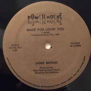 Image of Front Cover of 4745367S: 12" - JAMIE MORAD, Made For Lovin You (Power House Records; PH 2225, US 1984, Company Sleeve)   /VG+