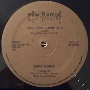 Image of Back Cover of 4745367S: 12" - JAMIE MORAD, Made For Lovin You (Power House Records; PH 2225, US 1984, Company Sleeve)   /VG+