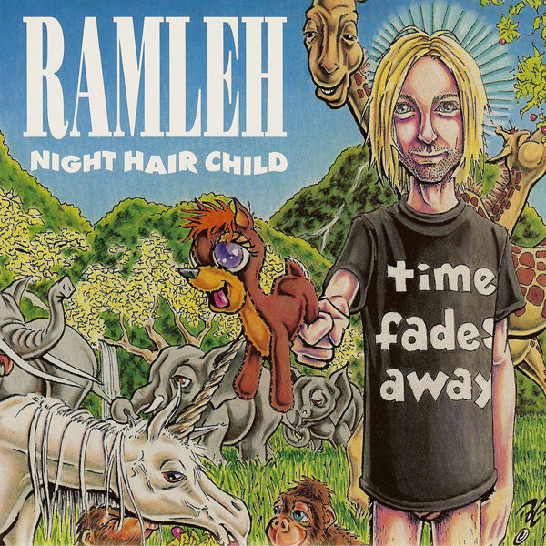 Image of Front Cover of 4715436C: 7" - RAMLEH, Night Hair Child (Sympathy For The Record Industry; SFTRI 337, US 1995, Foldover Card Picture Sleeve) Clean Copy  VG+/VG+