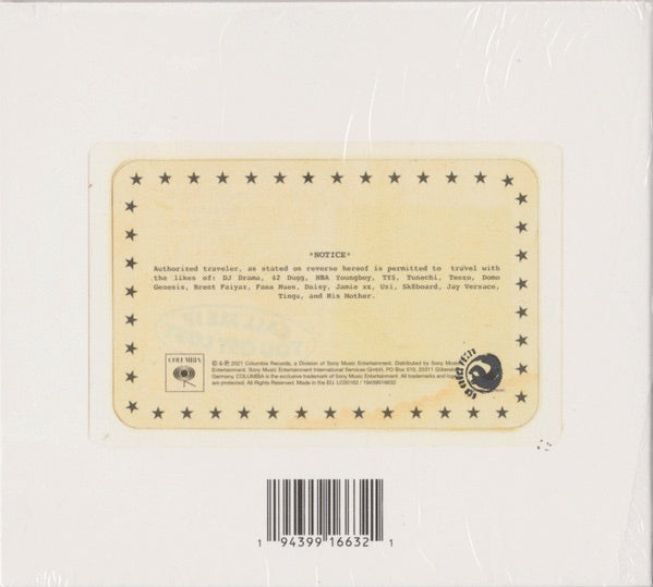 Image of Back Cover of CD - NEW/NEW - TYLER, THE CREATOR, Call Me If You Get Lost (Columbia; 19439916632, Europe 2021, Digipak), ,  - 0556051S