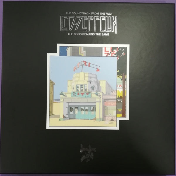 Image of Front Cover of 4735186E: 4xLP - LED ZEPPELIN, The Soundtrack From The Film The Song Remains The Same (Swan Song; 0603497859405, Europe 2018, Box Set, 28-page booklet, Numbered, 3xCD, 2xDVD, 20-page Replica of 1977 Japanese Cinema Programme, Produced by Jimmy Page)   NEW/NEW