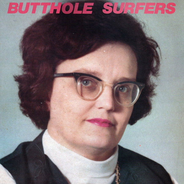 Image of Front Cover of 12" - VG/VG+ - BUTTHOLE SURFERS, Cream Corn From The Socket Of Davis (Fundamental; PRAY 69, UK 1985), Small patch of wear on front of sleeve affecting main image and a fluffed corner.,  - 3126106E
