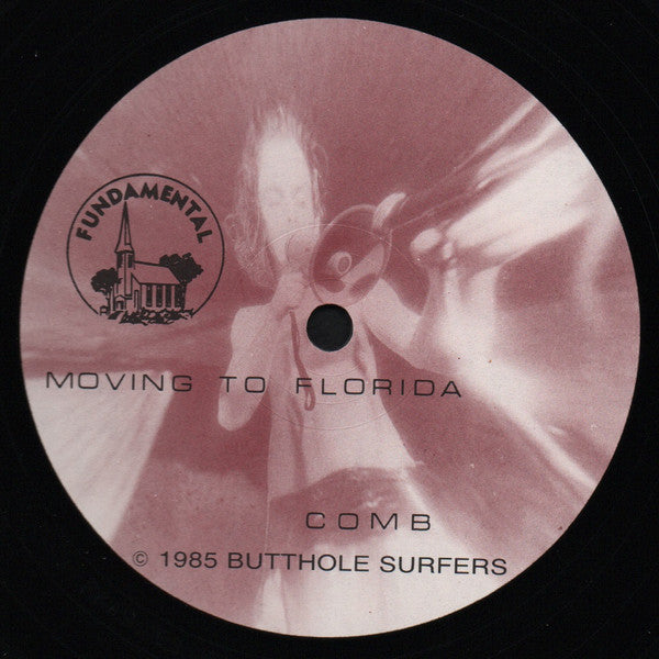 Image of Label Cover of 12" - VG/VG+ - BUTTHOLE SURFERS, Cream Corn From The Socket Of Davis (Fundamental; PRAY 69, UK 1985), Small patch of wear on front of sleeve affecting main image and a fluffed corner.,  - 3126106E