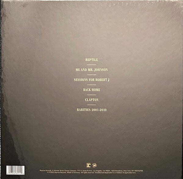 Image of Back Cover of 10xLP - NEW/NEW - ERIC CLAPTON, The Complete Reprise Studio Albums   Volume II (Reprise Records; 09362489995152, Worldwide 2023, Box Set, Compilation, Limited Edition, Remastered, 180g Vinyl, "5 Classic Studio Albums"), ,  - 4735187E