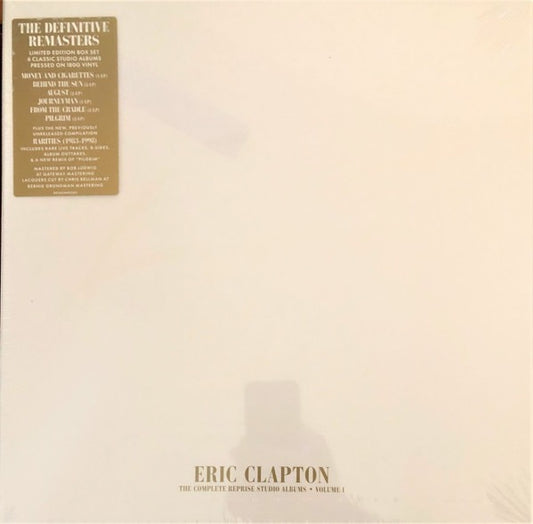 Image of Front Cover of 4735188E: 10xLP - ERIC CLAPTON, The Complete Reprise Studio Albums   Volume 1 (Reprise Records; 093624895183, Worldwide 2022, Box Set, Compilation, Limited Edition, Remastered, 180g Vinyl, "6 Classic Studio Albums")   NEW/NEW