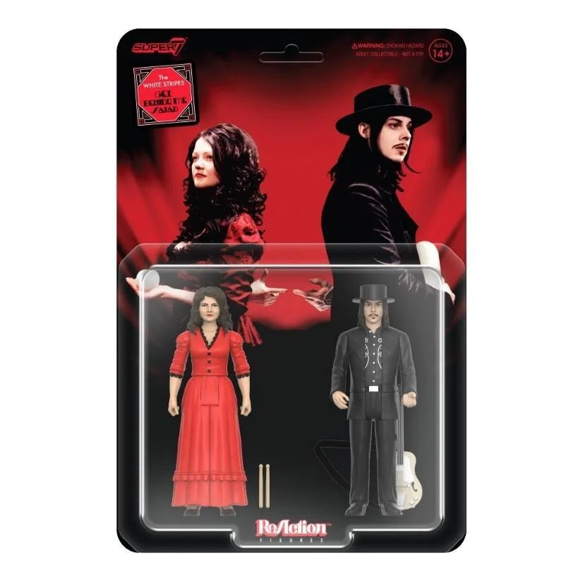 Image of Front Cover of Accessories - NEW/NEW - THE WHITE STRIPES, Action Figures (Reaction/Super 7; , US 2025), ,  - 4715520C
