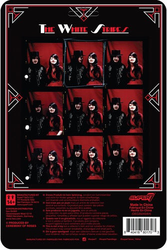 Image of Back Cover of Accessories - NEW/NEW - THE WHITE STRIPES, Action Figures (Reaction/Super 7; , US 2025), ,  - 4715520C