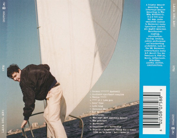 Image of Back Cover of CD - NEW/NEW - LANA DEL REY, NFR! (Interscope Records; 0840937, Europe 2019, Jewel Case), ,  - 0536031E