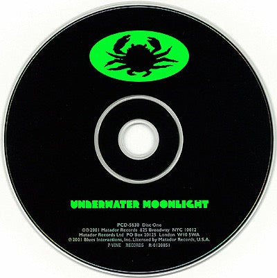 Image of Label Cover of 2xCD - VG+/VG+ - THE SOFT BOYS, Underwater Moonlight (4AD; PCD-5630/1, Japan 2001, Double CD Case), ,  - 4715505C