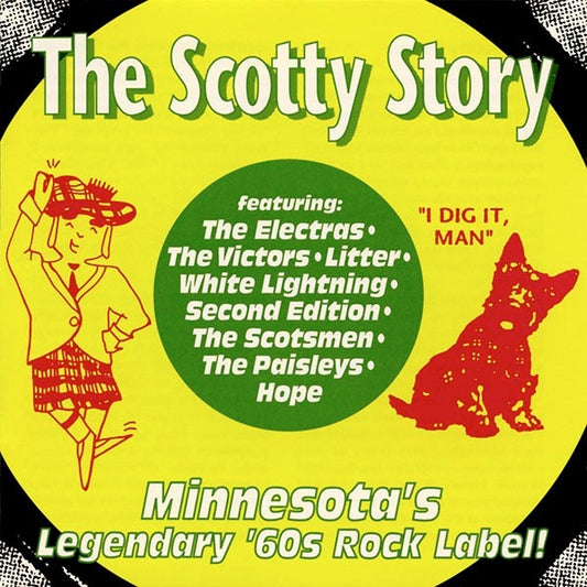 Image of Front Cover of 4715507C: CD - VARIOUS, The Scotty Story - Minnesota's Legendary '60s Rock Label! (Arf! Arf!; AA-043, US 1993, Jewel Case)   VG+/VG+