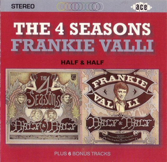 Image of Front Cover of CD - VG+/VG - THE 4 SEASONS & FRANKIE VALLI, Half & Half (Ace; CDCHD635, UK 1996, Jewel Case), ,  - 4715508C