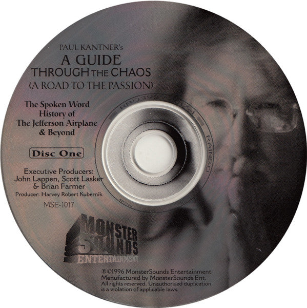 Image of Label Cover of 2xCD - VG+/VG+ - PAUL KANTNER, A Guide Through The Chaos (The Spoken Word History Of The Jefferson Airplane & Beyond) (Monster Sounds; MSE-1017, US 1996), ,  - 4755236S