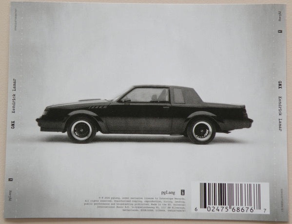 Image of Back Cover of 0536028E: CD - KENDRICK LAMAR, GNX (pgLang; 7568676, Europe 2025, Jewel Case)   NEW/NEW
