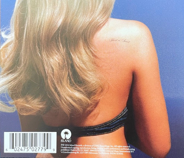 Image of Back Cover of CD - NEW/NEW - SABRINA CARPENTER, Short N' Sweet (Island Records; 7502779, Europe 2024, Jewel Case), ,  - 3316547C