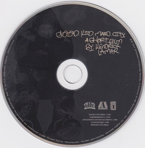Image of Label Cover of CD - NEW/NEW - KENDRICK LAMAR, Good Kid, M.A.A.D City (Aftermath Entertainment; 3743943, Europe 2013), ,  - 3336192E