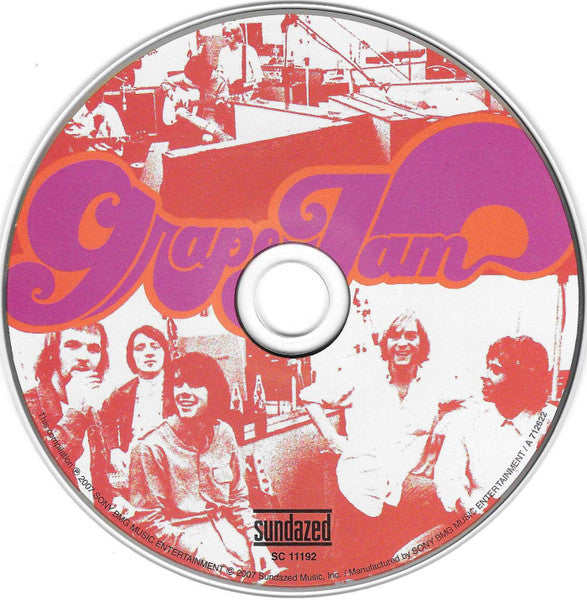 Image of Label Cover of CD - VG+/VG+ - MOBY GRAPE, Grape Jam (Sundazed Music; SC 11192, US 2007, Jewel Case), ,  - 4835006E