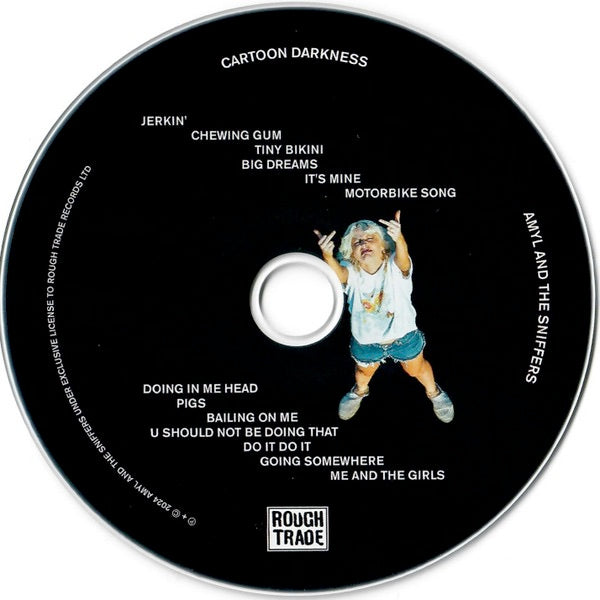 Image of Label Cover of CD - NEW/NEW - AMYL AND THE SNIFFERS, Cartoon Darkness (Rough Trade; RT0510CD, Europe 2024, Card Sleeve), ,  - 0436222E