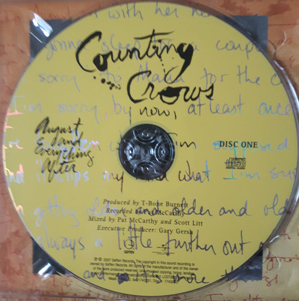 Image of Label Cover of 4835010E: 2xCD - COUNTING CROWS, August And Everything After (Geffen Records; 1743031, Europe 2007, Double Gatefold, Booklet, Poster, Deluxe Limited Edition )   VG+/VG+