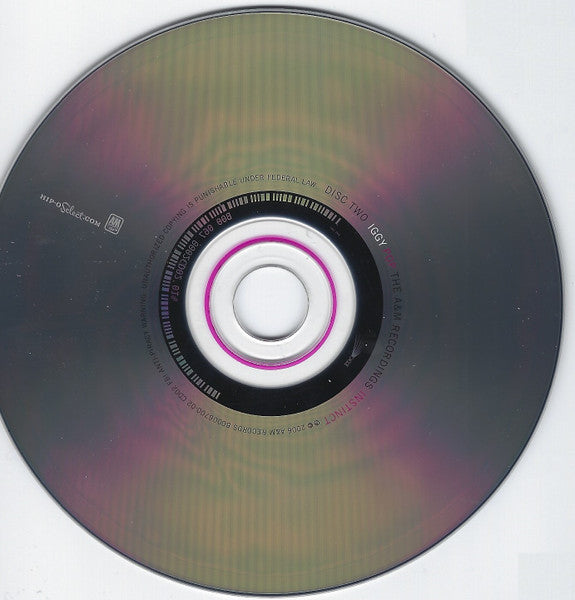 Image of Label Cover of 4855229S: 3xCD - IGGY POP, The A & M Recordings (Hip-O Select; B0006700-02, US 2006, Double Digipak, Booklet)   VG/VG