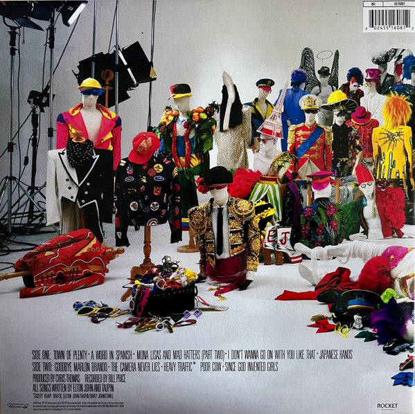 Image of Back Cover of LP - NEW/NEW - ELTON JOHN, Reg Strikes Back (The Rocket Record Company; 5516081, Worldwide 2023 Reissue, Gatefold, Inner), ,  - 4855019S