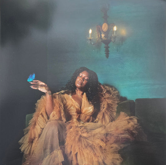 Image of Front Cover of 4845055S: LP - YAZMIN LACEY, Teal Dreams (AMF Records; AMF161LP1, UK 2025, Insert, Transparent Teal Ripple Vinyl) Opened Instore, Still In Shrinkwrap  EX/EX