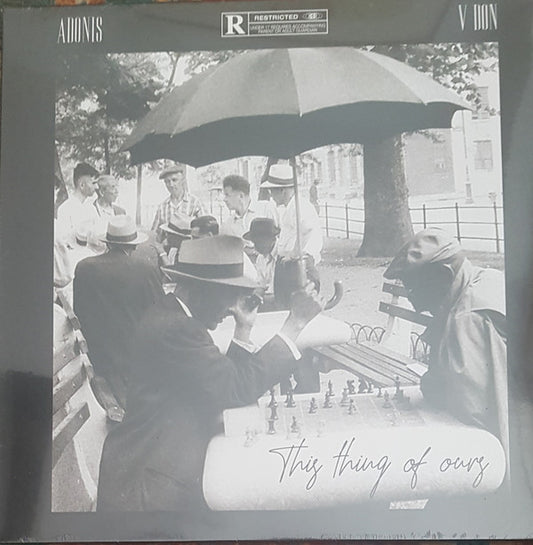 Image of Front Cover of 4845082S: LP - ADONIS (35) X V DON, This Thing Of Ours (Tuff Kong Records ; TKR043, Italy 2019, Limited edition numbered 164/300) Strong VG+  VG+/VG+