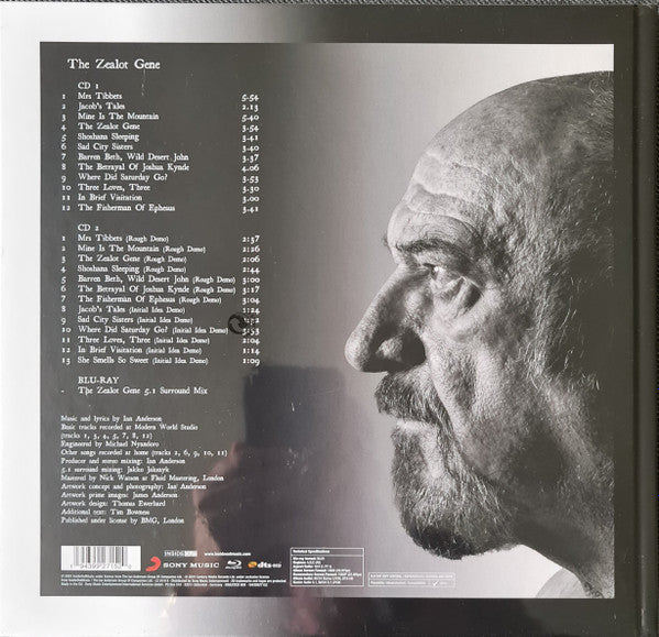 Image of Back Cover of 3xCD - VG+/VG+ - JETHRO TULL, The Zealot Gene (Inside Out Music; IOMLTDCD 609, Europe 2022, Book Sleeve), ,  - 4855059S