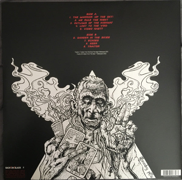 Image of Back Cover of 4825095E: LP - ELIMINATOR, Lost To The Void (Back On Black ; BOBV539LP, Europe 2018, Gatefold) Opened Instore, Still In Stickered Shrinkwrap  EX/EX