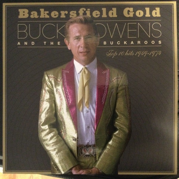 Image of Front Cover of 3xLP - EX/EX - BUCK OWENS, Bakersfield Gold Top 10 Hits 1959-1974 (Omnivore Recordings; OVLP-485, US 2022, Triple Gatefold, Sides 1-4 Mono / Sides 5-6 Stereo), Opened Instore, Still In Stickered Shrinkwrap,  - 4845111S