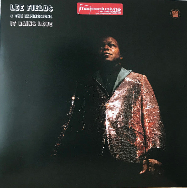 Image of Front Cover of 4815259C: LP - LEE FIELDS & THE EXPRESSIONS, It Rains Love (Big Crown Records; BC067LP, France 2019, Poster, With CD) Fnac sticker on shrink-wrap  VG+/VG+