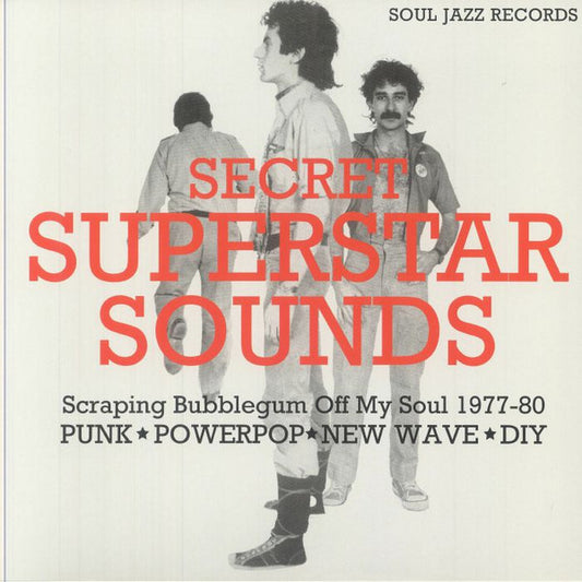 Image of Front Cover of 4845118S: LP - VARIOUS, Secret Superstar Sounds: Scraping Bubblegum Off My Soul 1977-80 (Soul Jazz Records; SJRLP 571, UK 2025)   VG+/VG+
