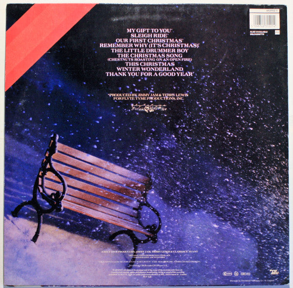 Image of Back Cover of 4815100C: LP - ALEXANDER O'NEAL, My Gift To You (Tabu Records; 463152 1, UK 1988, Insert, Red Artist Title on Sleeve)   VG/VG
