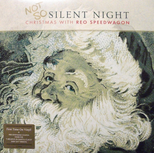Image of Front Cover of 4815275C: LP - REO SPEEDWAGON, Not So Silent Night: Christmas With REO Speedwagon (Rhino Records; R1 564086, US 2017 Reissue, Insert) Strong VG, Barcode penned out, Most likely Promo  VG+/VG