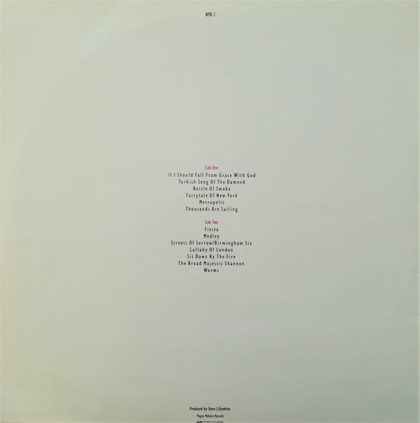 Image of Back Cover of LP - VG/VG - THE POGUES, If I Should Fall From Grace With God (Pogue Mahone Records; NYR 1, Scandinavia 1988), Strong VG Throughout. ,  - 2516110C