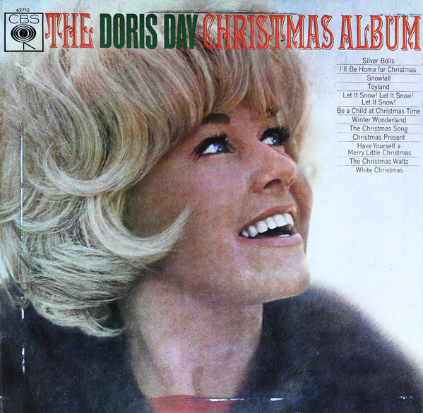 Image of Front Cover of 4815280C: LP - DORIS DAY, The Doris Day Christmas Album (CBS; BPG 62712, UK 1966, Laminated Flipback Sleeve, Mono)   VG/VG
