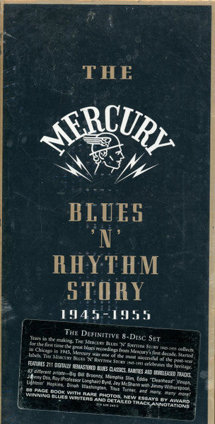 Image of Front Cover of 4835187E: 8xCD - VARIOUS, Mercury Blues 'N' Rhythm Story 1945-1955 (Mercury; 314 528 292-2, US 1996, Box Set, Book)   VG+/VG+