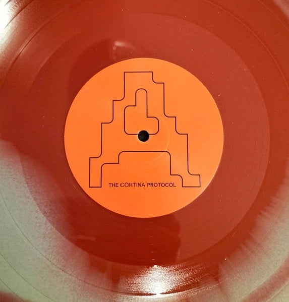 Image of Label Cover of LP - EX/VG+ - THE CORTINA PROTOCOL, The Cortina Protocol (Subsound Records; SSR094, Italy 2023, Black Inner, Red and Grey Vinyl, OBI Strip. Limited to 100 Copies.), Still in hype stickered shrinkwrap with obi.,  - 4845213S