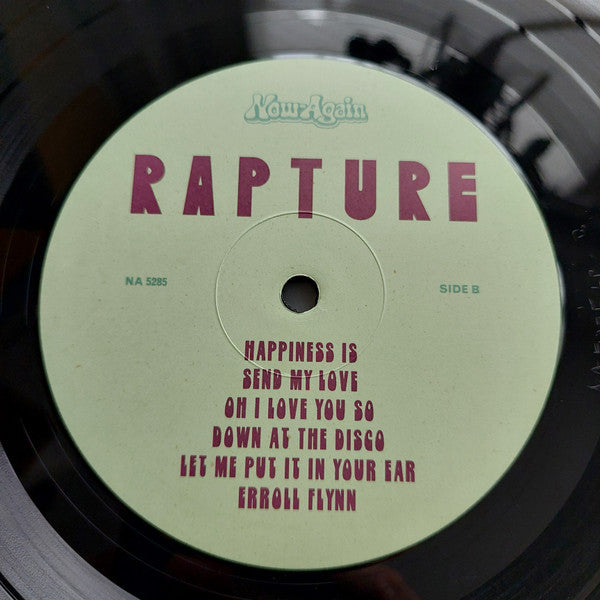 Image of Label Cover of 4815332C: LP - RAPTURE, Rapture (Now-Again Records; NA 5285, US 2025, Insert) Stickered (light scuffs) shrink-wrap  VG+/EX