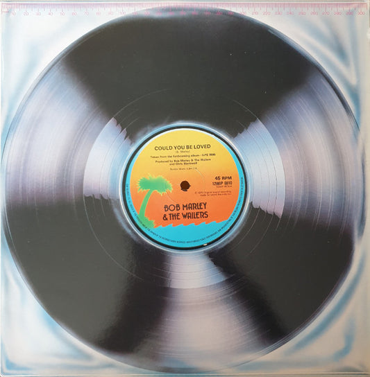 Image of Front Cover of 4815351C: LP - BOB MARLEY & THE WAILERS, Could You Be Loved / One Drop / Ride Natty Ride (Island Records; 12WIP 6610, UK 1980)   EX/VG+