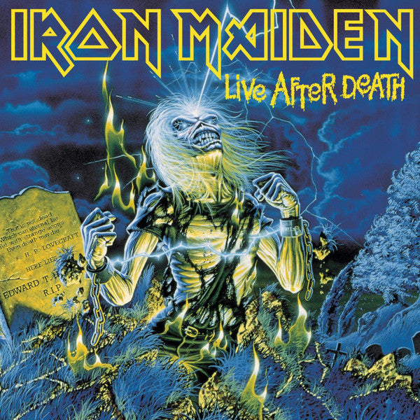 Image of Front Cover of 4845236S: 2xLP - IRON MAIDEN, Live After Death (Parlophone; 5054197784361, Europe 2024 Reissue, Gatefold, 2 Inners & Booket) Opened Instore, Still In Shrinkwrap  EX/EX