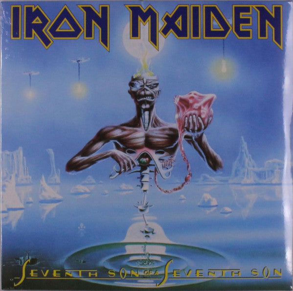 Image of Front Cover of 4845238S: LP - IRON MAIDEN, Seventh Son Of A Seventh Son (Parlophone; 5054197784392, Europe 2024 Reissue, Inner) Opened Instore, Still In Shrinkwrap  EX/EX