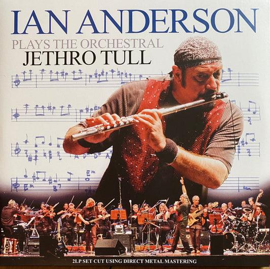 Image of Front Cover of 4845249S: 2xLP - IAN ANDERSON WITH THE FRANKFURT NEUE PHILHARMONIE ORCHESTRA, Plays The Orchestral Jethro Tull (Parlophone; 0190296688270, Europe 2022 Reissue, Gatefold) Opened Instore, Still In Shrinkwrap  EX/EX