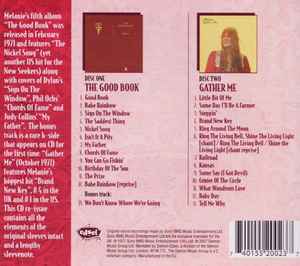 Image of Back Cover of 2xCD - VG+/VG+ - MELANIE, The Good Book + Gather Me (Edsel Records; EDSD 2002, UK 2007, Jewel Case, Booklet), ,  - 4835223E