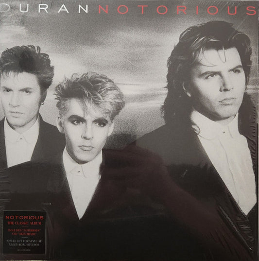 Image of Front Cover of 4815448C: LP - DURAN DURAN, Notorious (Parlophone; 5054197640896, UK 2024, Debossed Sleeve, Die Cut Inner) Still in hype stickered shrinkwrap.  EX/EX