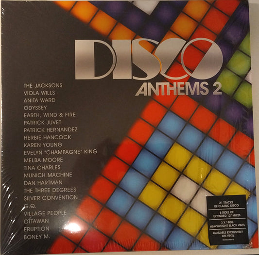Image of Front Cover of 4825182E: 3xLP - VARIOUS, Disco Anthems 2 (Demon Records; DEMRECOMP015, Europe 2018, Gatefold)   VG+/VG
