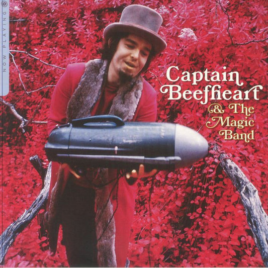 Image of Front Cover of 4815450C: LP - CAPTAIN BEEFHEART & THE MAGIC BAND, Now Playing (Rhino Records; WB 7265801, Europe 2024, Red Transparent Vinyl) Still in hype stickered shrinkwrap.  EX/VG+